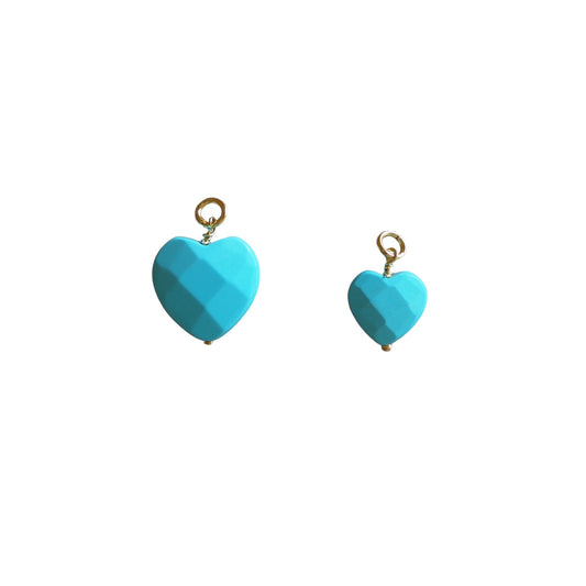 Charm Cuore Turchese