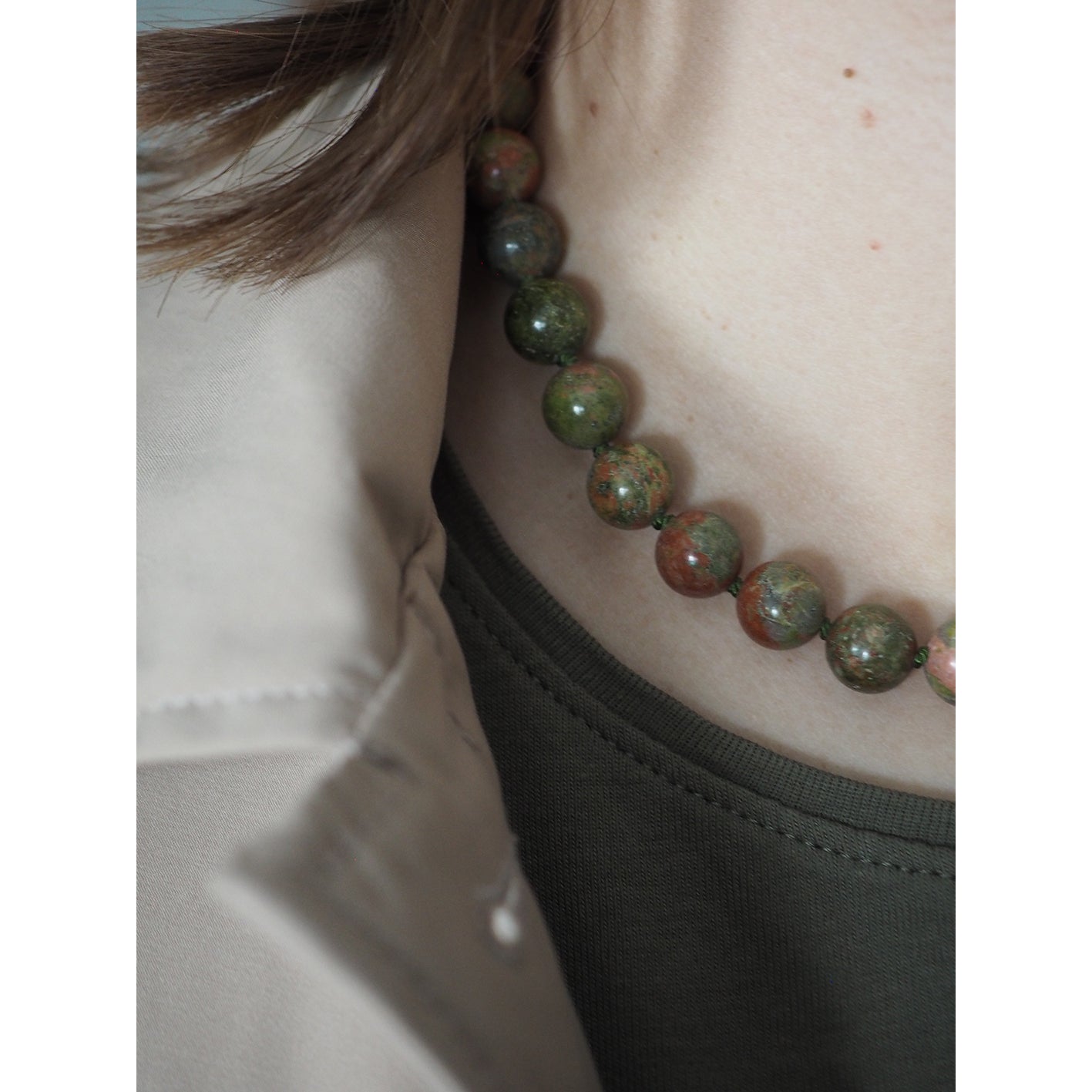 Collana Nodini Unakite